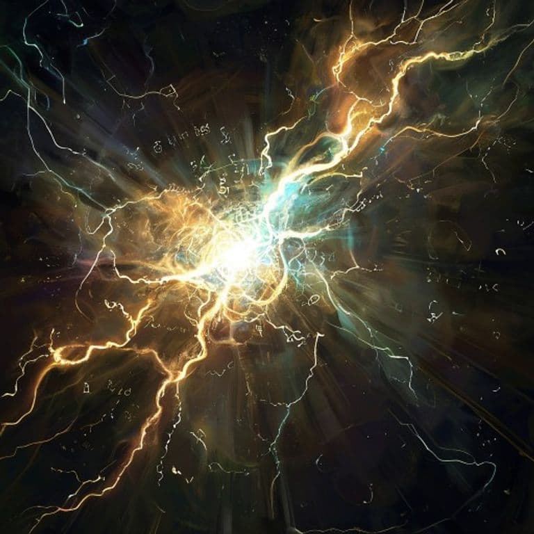 Thunderwave — fantasy spell effect illustration. Thunderwave is a 1st-level evocation available to Bard, Cleric, Druid, Sorcerer, Wizard.