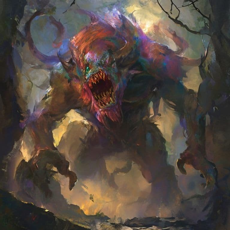 Hongaek — fantasy monster illustration