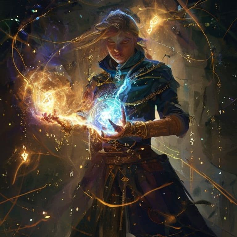 True Polymorph — fantasy spell effect illustration. True Polymorph is a 9th-level transmutation available to Bard, Warlock, Wizard.
