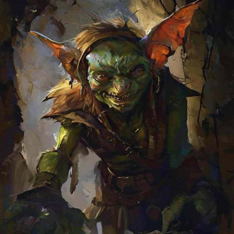 Gremlin, Bilge Bosun — fantasy monster illustration. Gremlin, Bilge Bosun is a small fey (Challenge Rating 2).