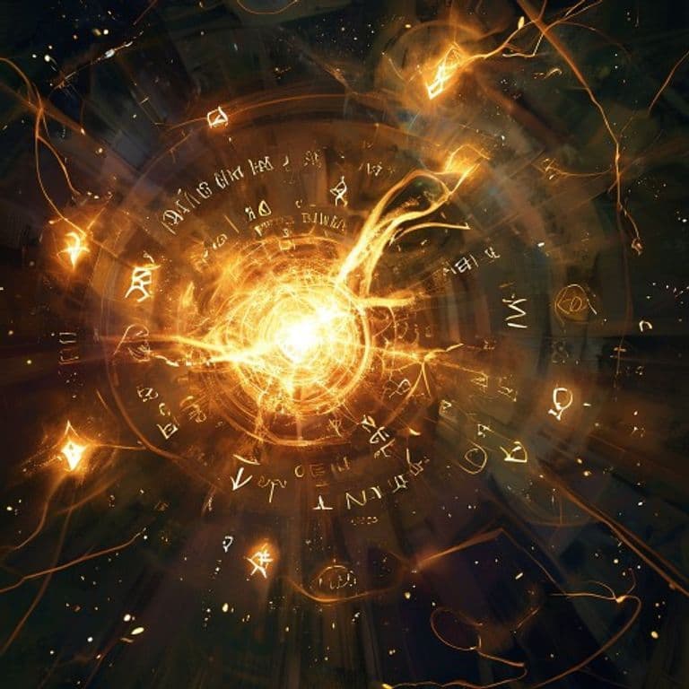 Amplify Gravity — fantasy spell effect illustration