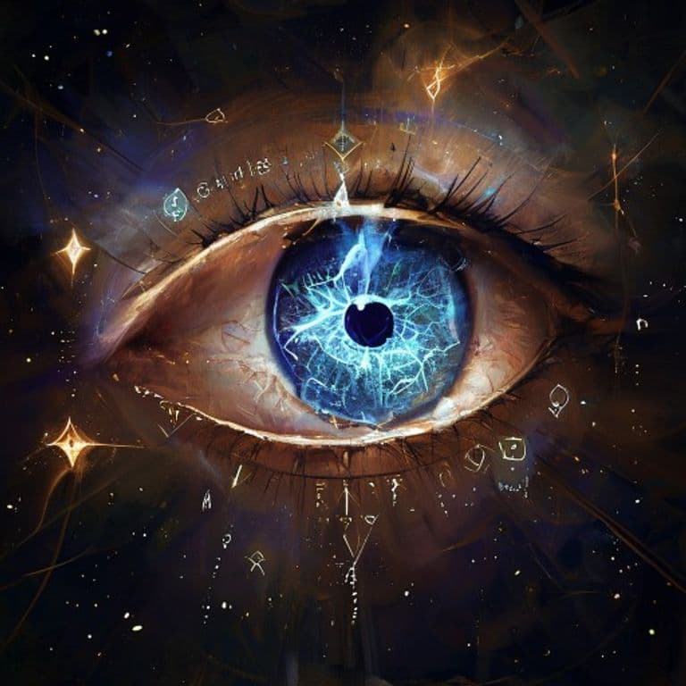 Arcane Eye — fantasy spell effect illustration