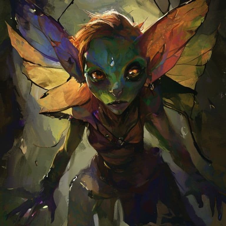 Aziza — fantasy monster illustration