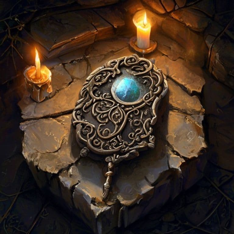 Mnemonic Fob — fantasy item illustration
