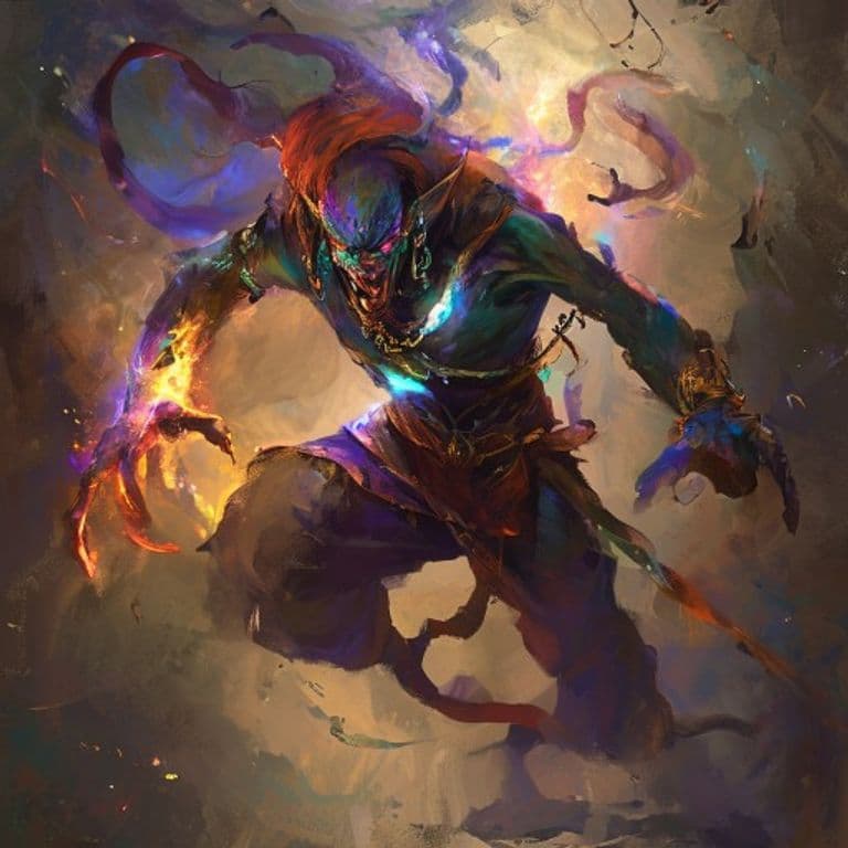 Djinni — fantasy monster illustration