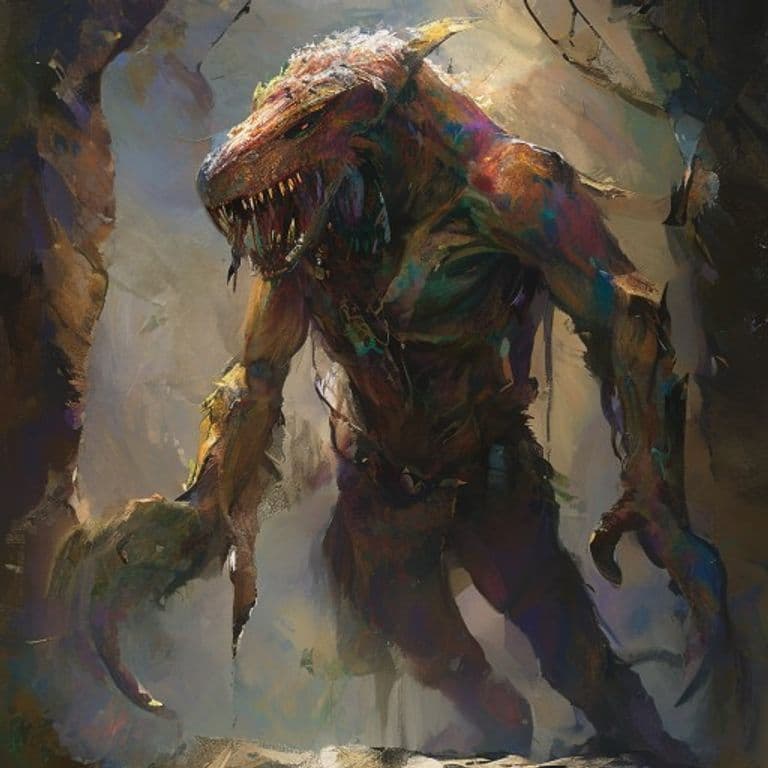 Strider — fantasy monster illustration. Strider is a medium humanoid (Challenge Rating 5).