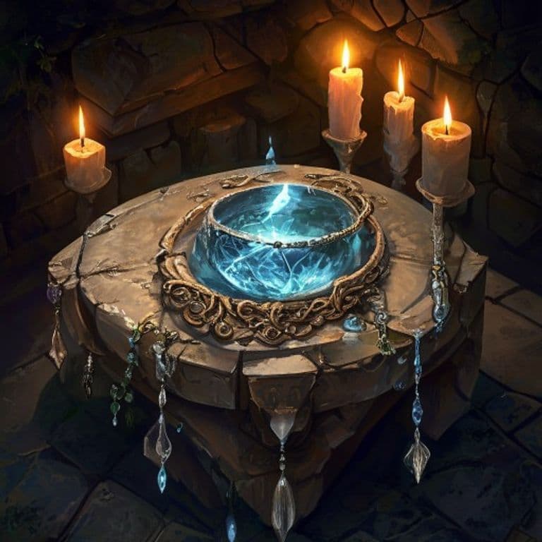 Water Charm — fantasy item illustration