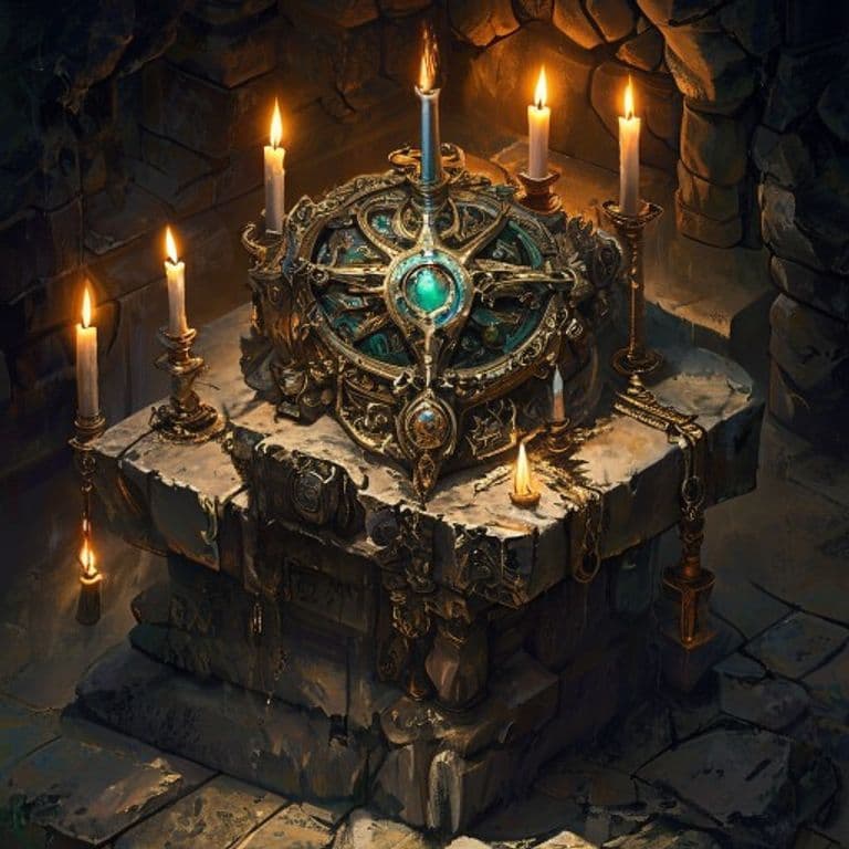 Serveros War Engine — fantasy item illustration