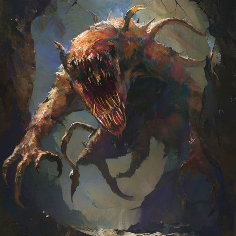 Piercer — fantasy monster illustration