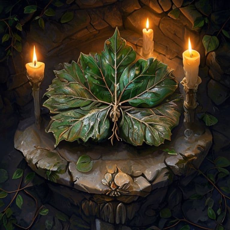 Memory Leaf — fantasy item illustration