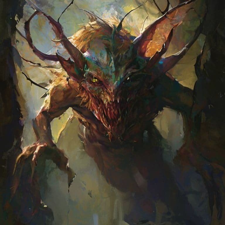 Abominable Beauty — fantasy monster illustration