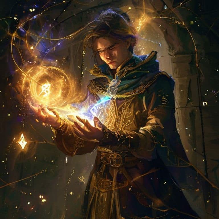 Less Fool, I — fantasy spell effect illustration