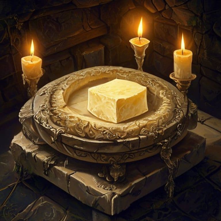 Butter of Disbelief — fantasy item illustration. Butter of Disbelief is a magic item (wondrous item) of uncommon rarity.