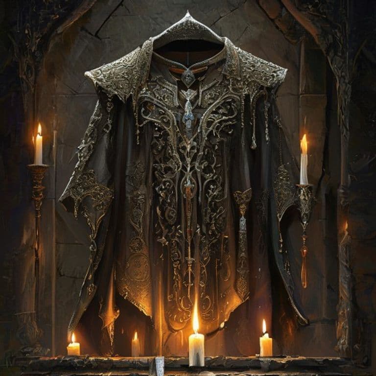 Vengeful Coat — fantasy item illustration
