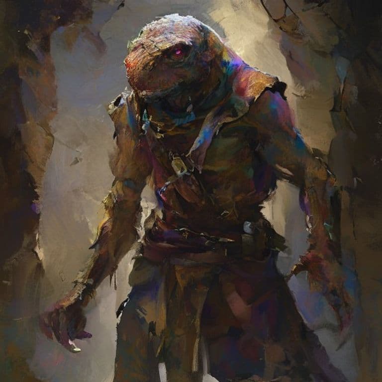 Commoner — fantasy monster illustration