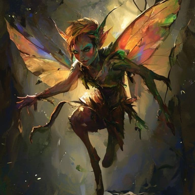 Pixie — fantasy monster illustration