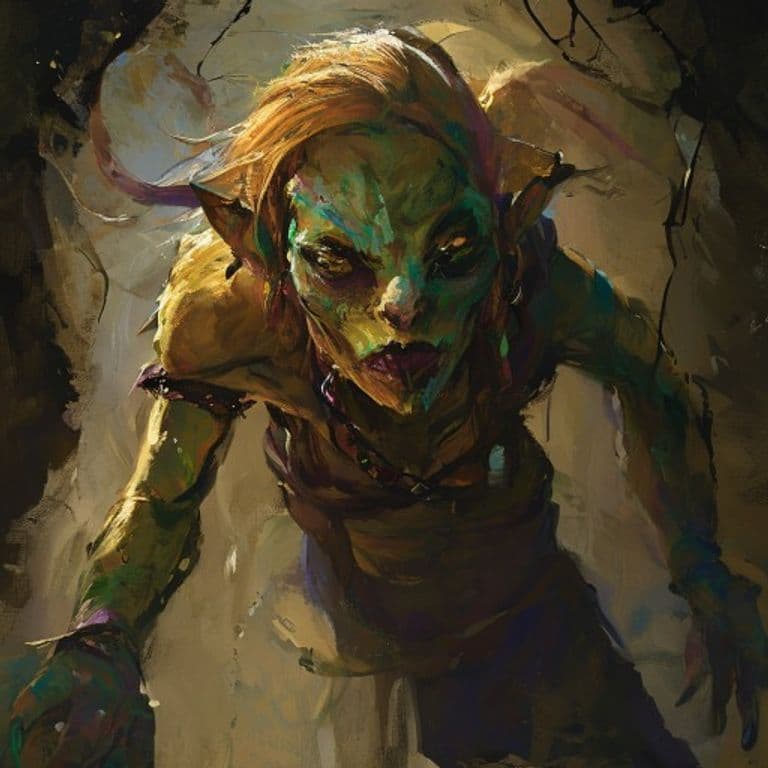 Sand Hag — fantasy monster illustration