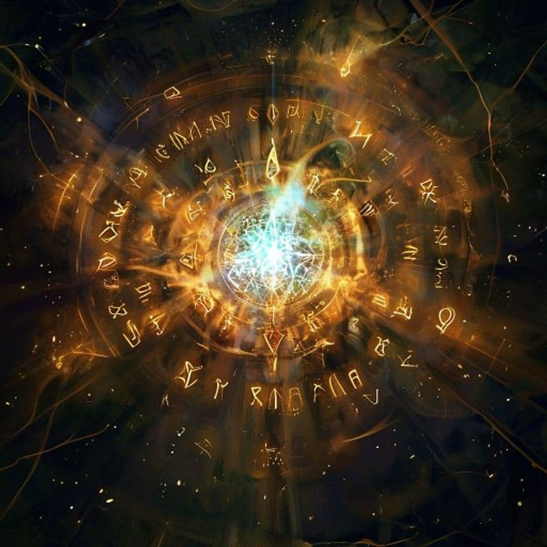 Sanctuary — fantasy spell effect illustration