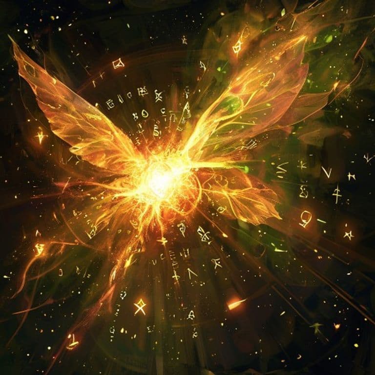 Mass Faerie Fire — fantasy spell effect illustration