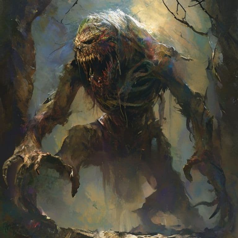 Külmking — fantasy monster illustration