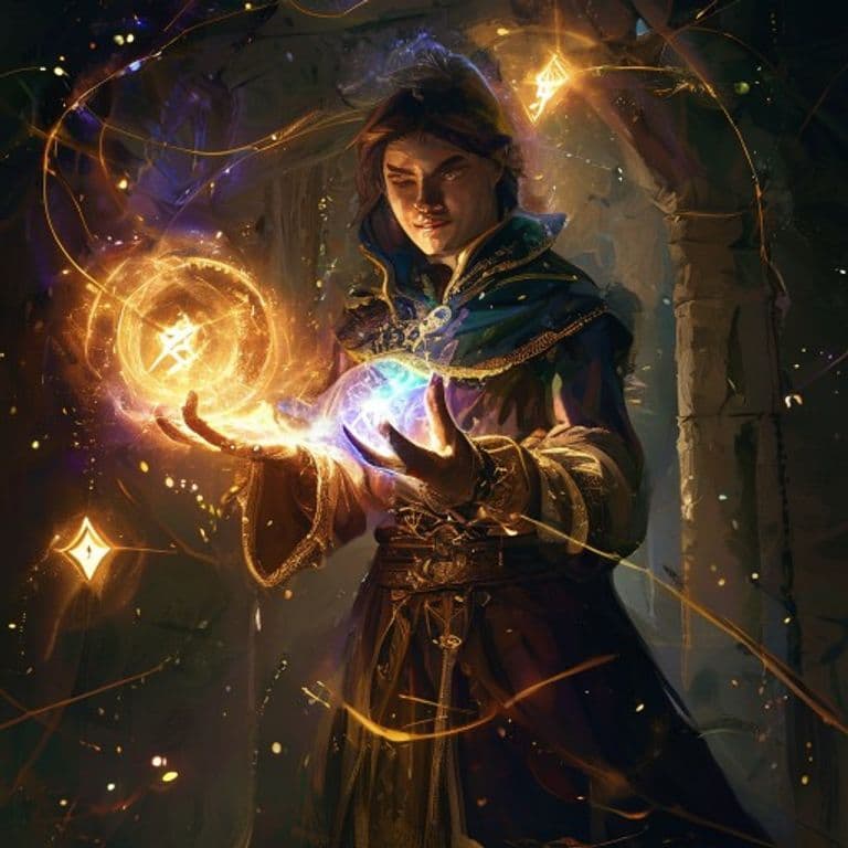 Dominate Person — fantasy spell effect illustration. Dominate Person is a 5th-level enchantment available to Bard, Cleric, Sorcerer, Warlock, Wizard.