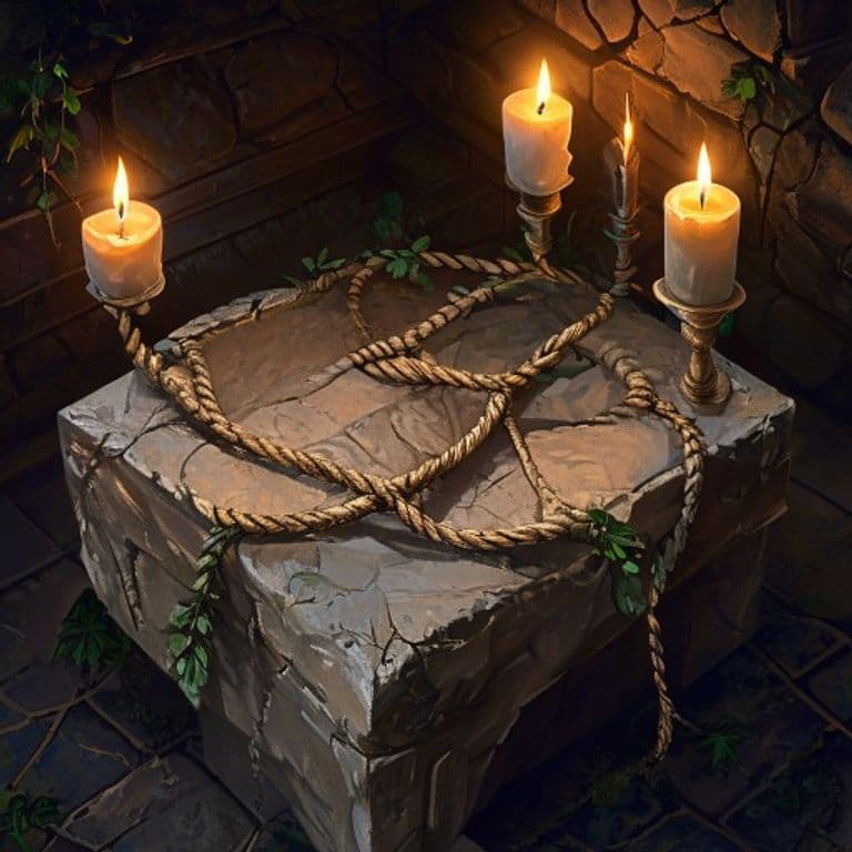 Rope Seed — fantasy item illustration. Rope Seed is a magic item (wondrous item) of common rarity.