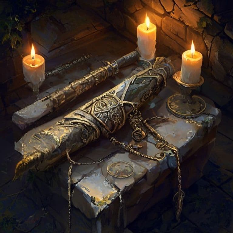 Master Angler's Tackle — fantasy item illustration