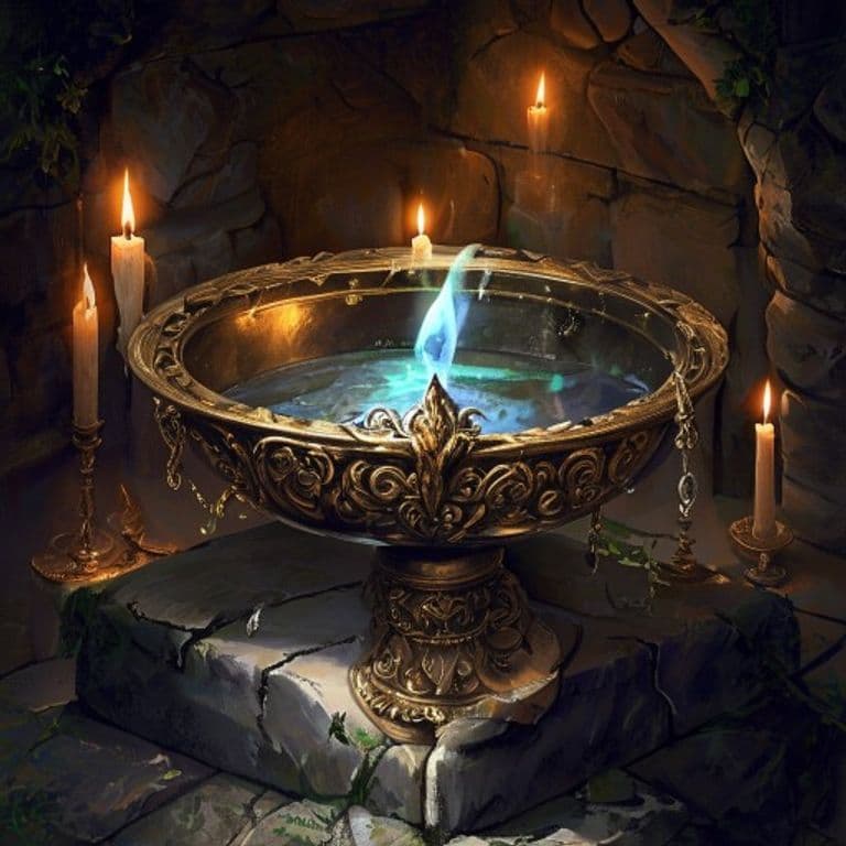 Everflowing Bowl — fantasy item illustration. Everflowing Bowl is a magic item (wondrous item) of uncommon rarity.