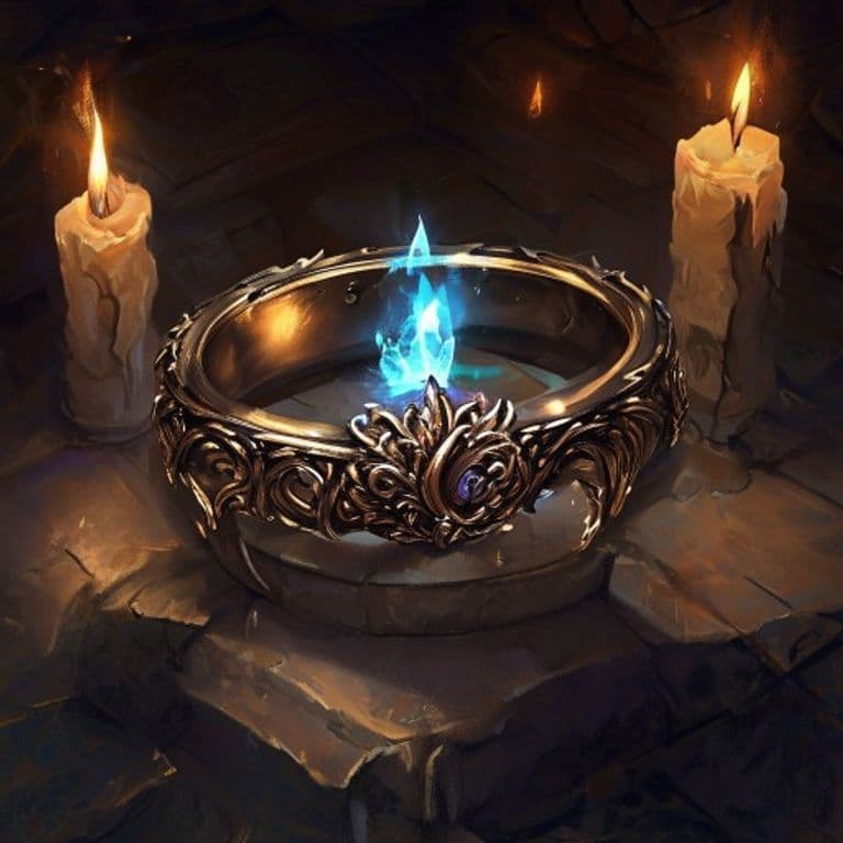 Assassin’s Ring — fantasy item illustration