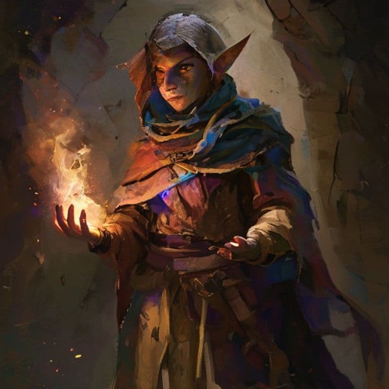 Apprentice Mage — fantasy monster illustration