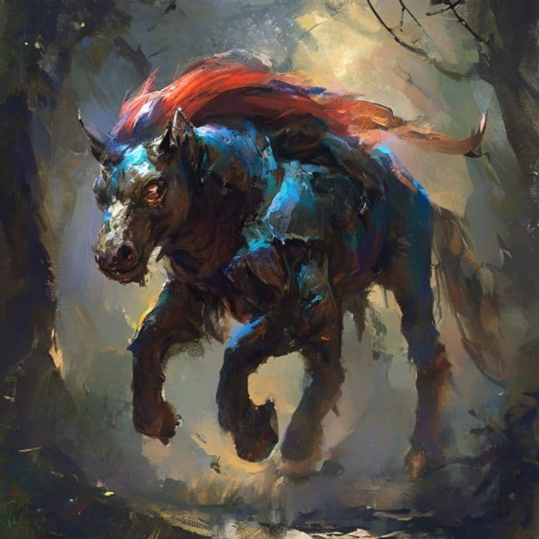 Pony — fantasy monster illustration