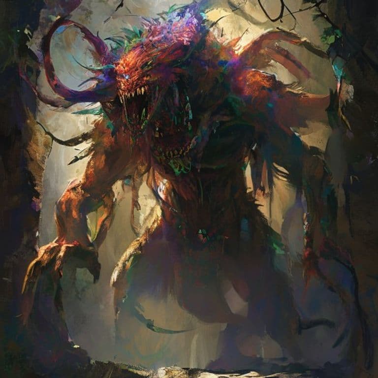 Camazotz — fantasy monster illustration