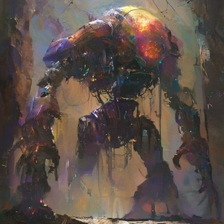 Chronomatic Enhancer — fantasy monster illustration