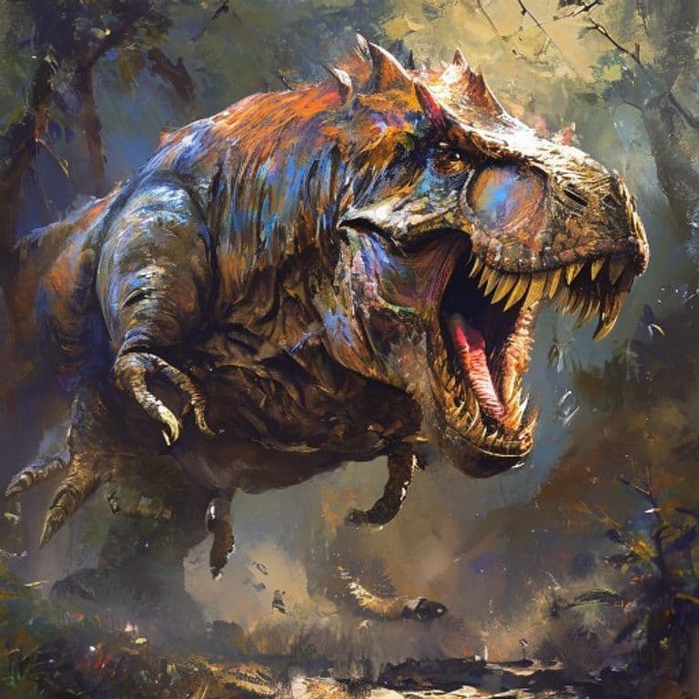 Tyrannosaurus Rex — fantasy monster illustration. Tyrannosaurus Rex is a huge beast (Challenge Rating 8).