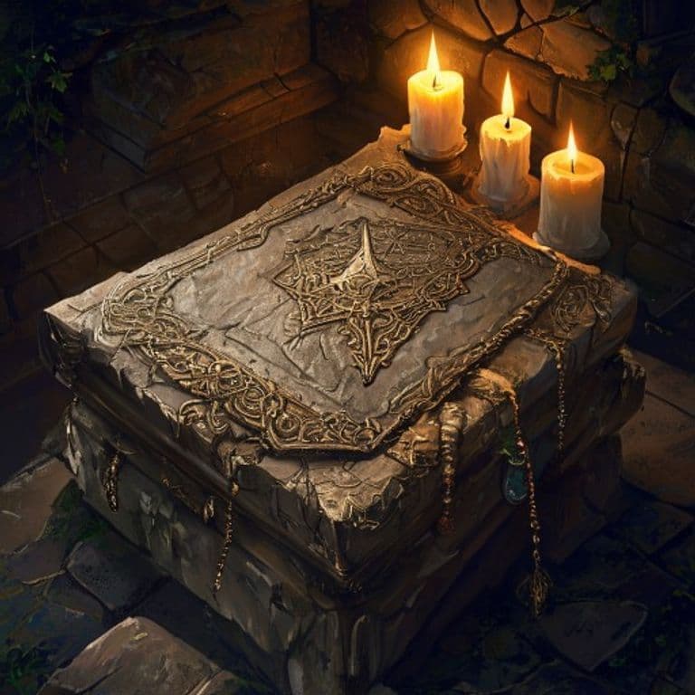 Almanac of Common Wisdom — fantasy item illustration