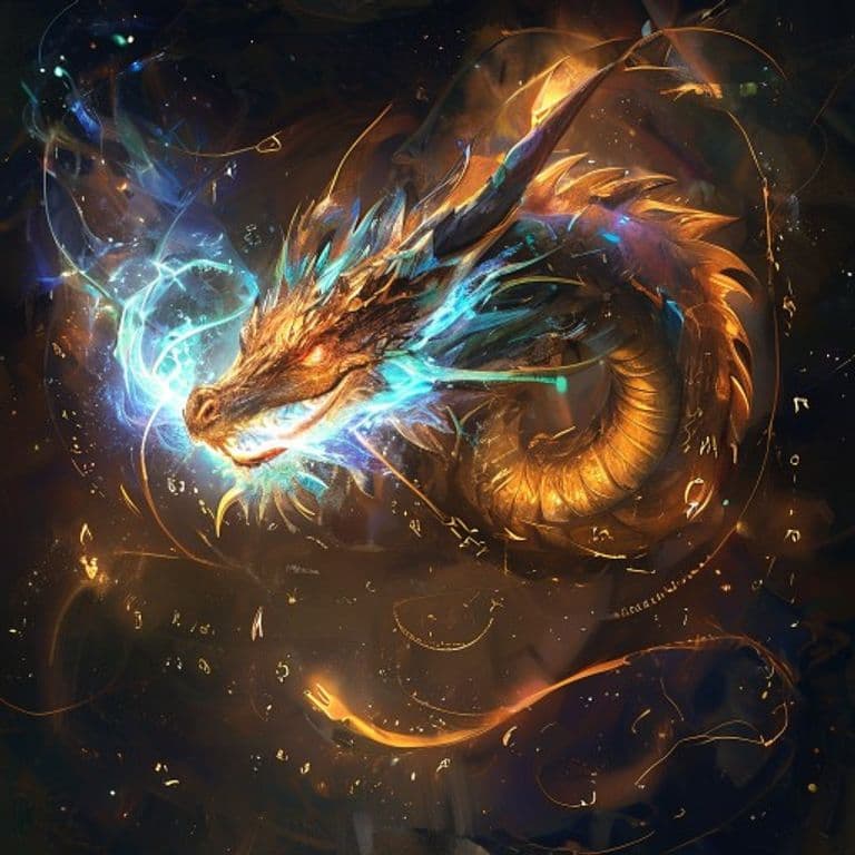 Aspect of the Dragon — fantasy spell effect illustration