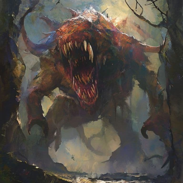 Loxoda — fantasy monster illustration