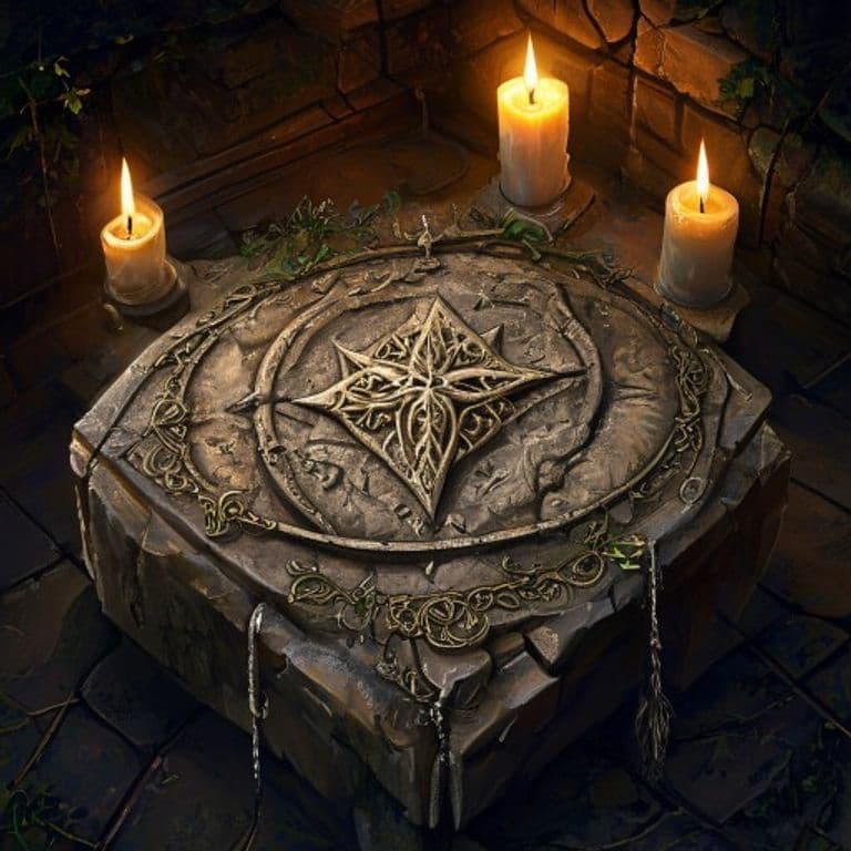 Mender's Mark — fantasy item illustration