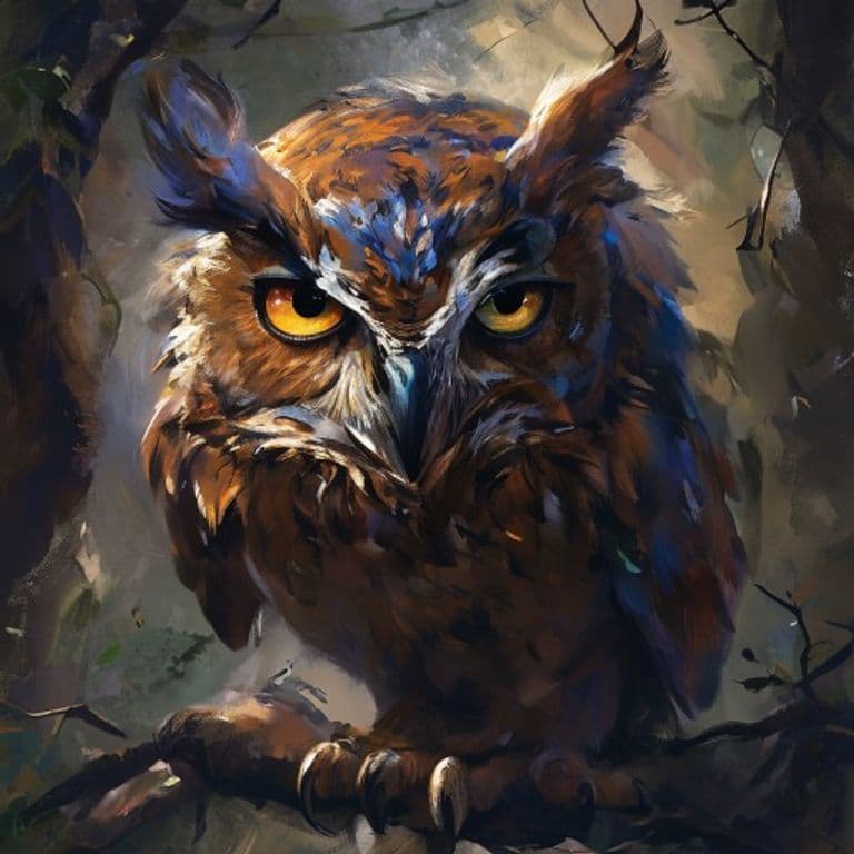 Owl — fantasy monster illustration