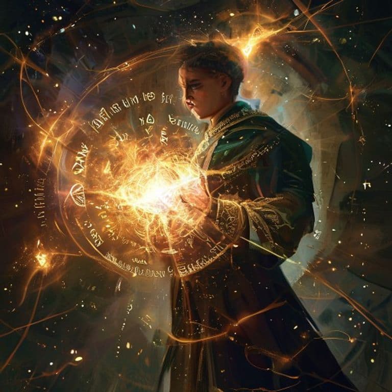 Morphic Flux — fantasy spell effect illustration