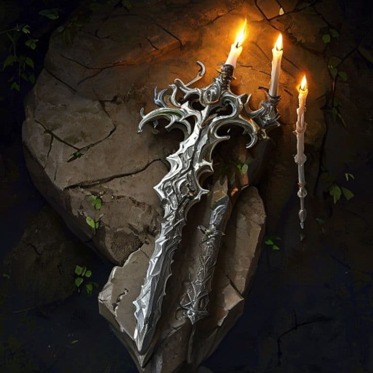 Sweet Nature — fantasy item illustration. Sweet Nature is a magic item (weapon) of uncommon rarity.