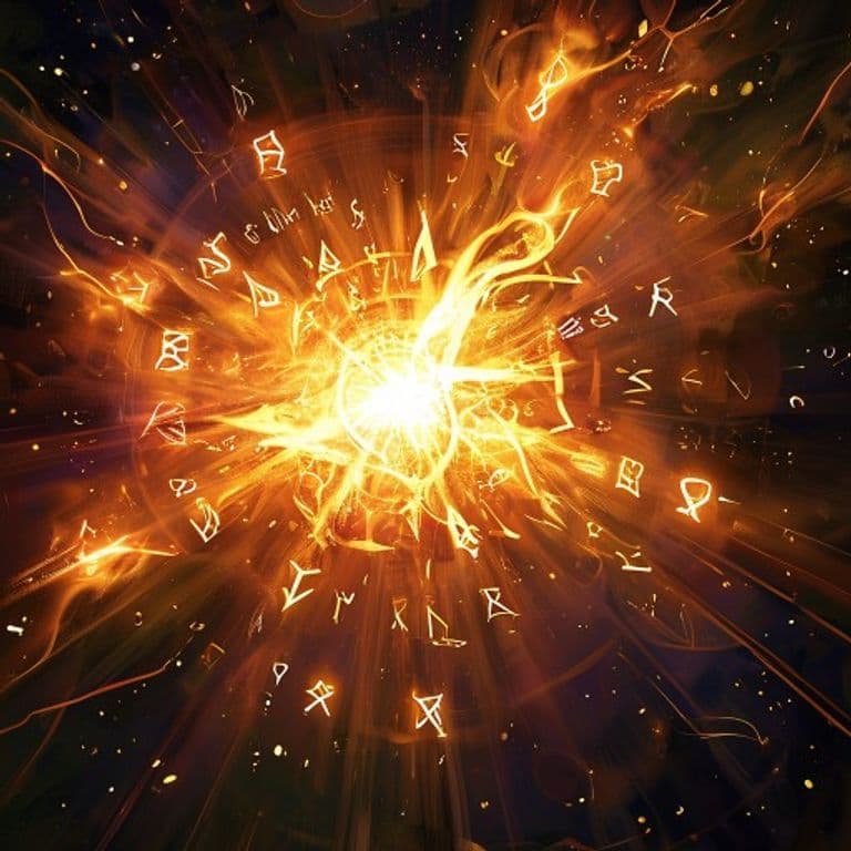 Life Burst — fantasy spell effect illustration