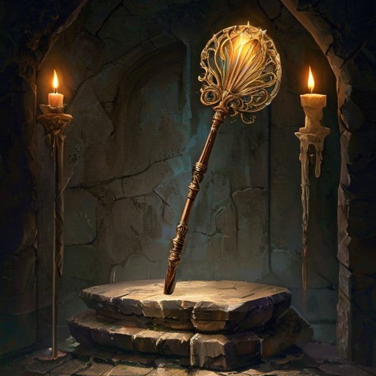 Fly Whisk of Authority — fantasy item illustration