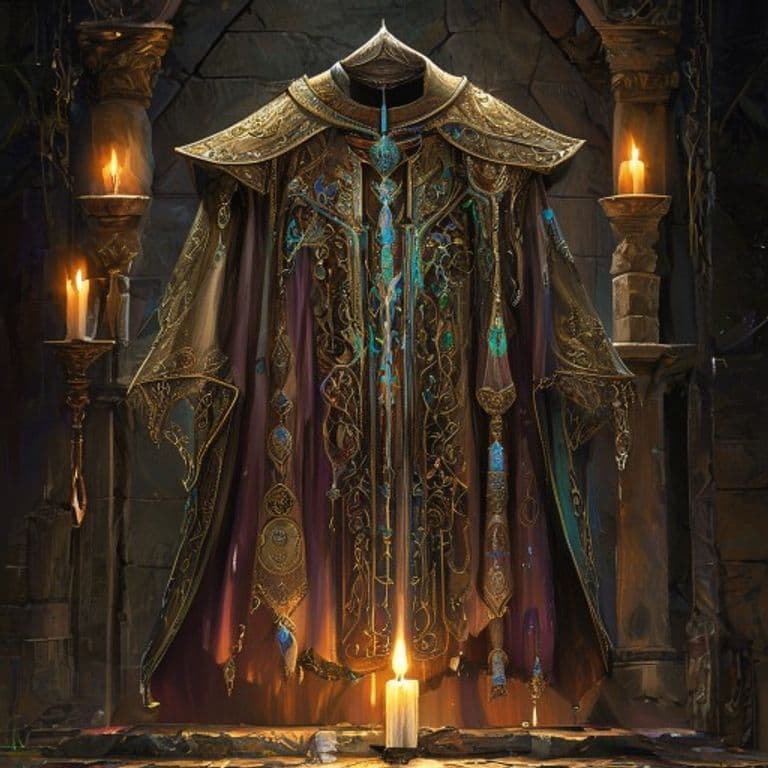 Robe of Useful Items — fantasy item illustration