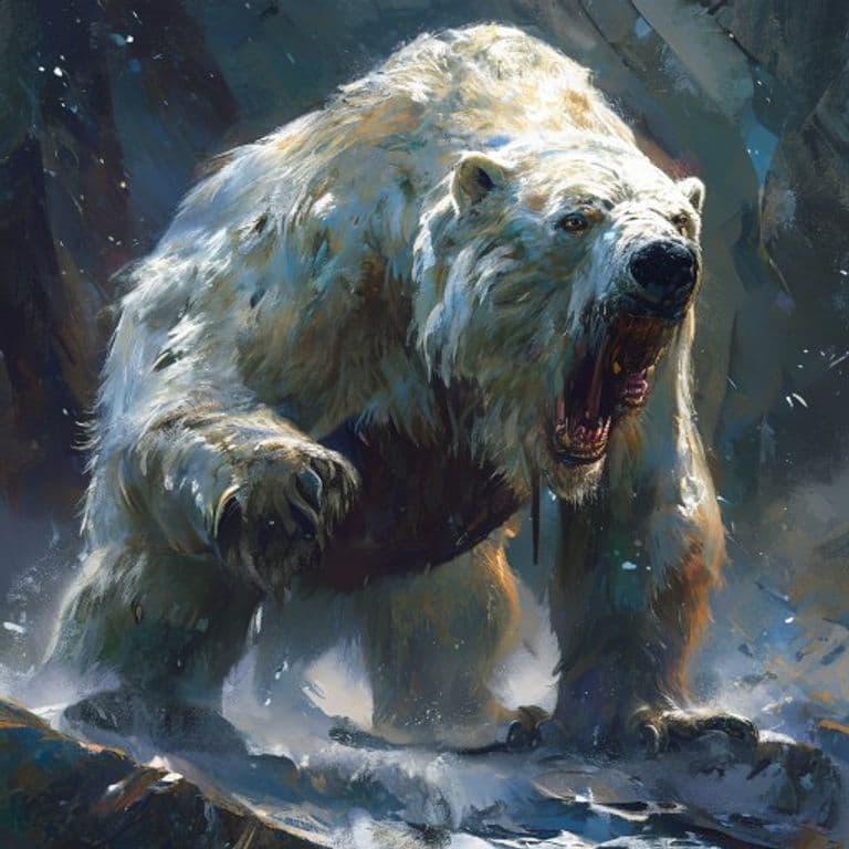 Polar Bear — fantasy monster illustration
