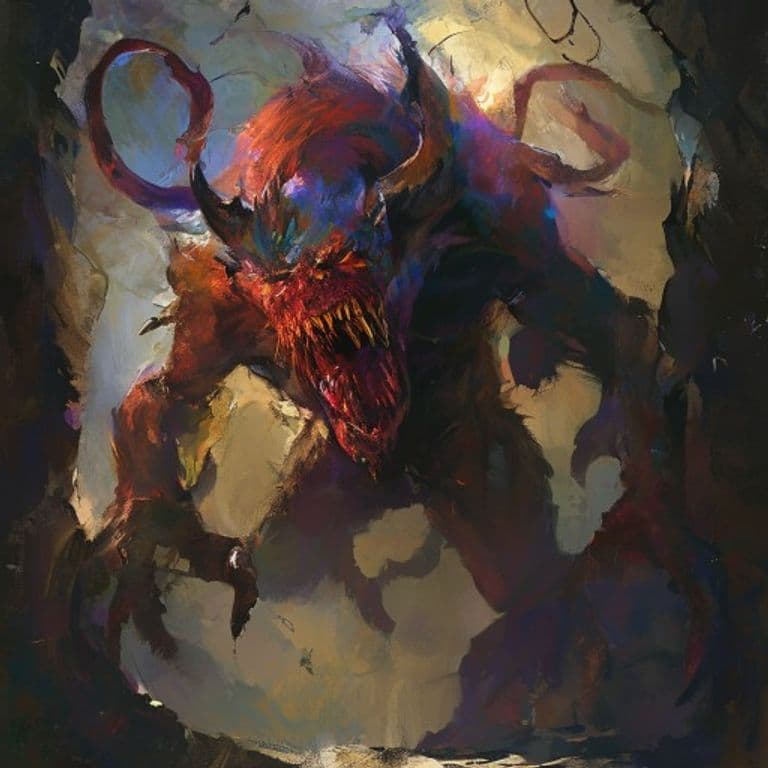 Kishi — fantasy monster illustration