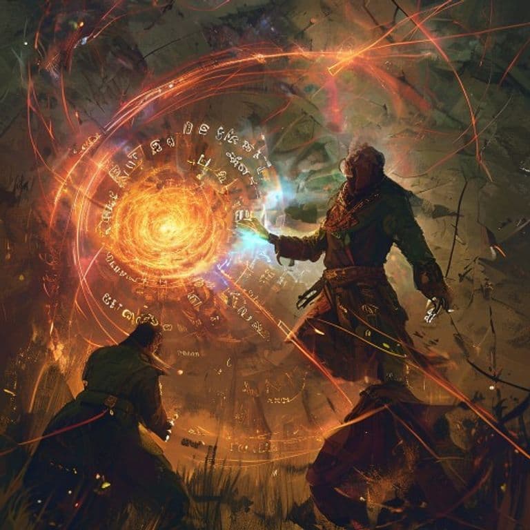 Killing Fields — fantasy spell effect illustration