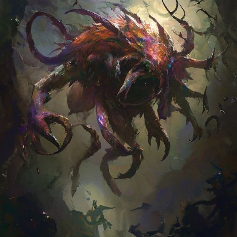 Sluagh Swarm — fantasy monster illustration. Sluagh Swarm is a medium fey (Challenge Rating 3).