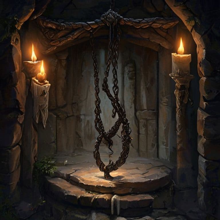 Hangman's Noose — fantasy item illustration