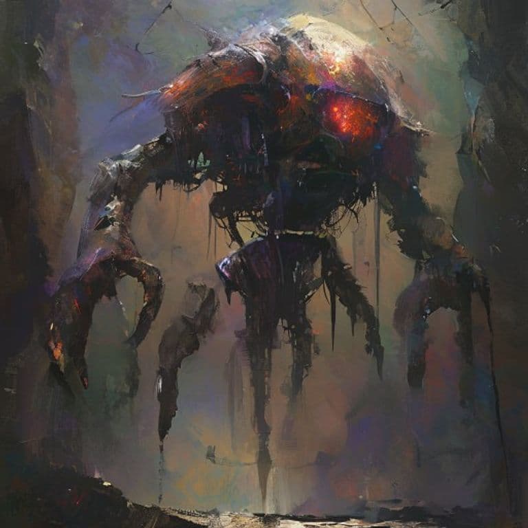 Void Constructor — fantasy monster illustration. Void Constructor is a medium construct (Challenge Rating 3).